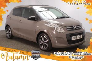 Used 2015 GREY CITROEN C1 Convertible 1.2 PURETECH AIRSCAPE FLAIR 5d 82 BHP (reg. 2015-04-29) for sale in Stockport