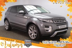 Used 2015 GREY LAND ROVER RANGE ROVER EVOQUE SUV 2.2 SD4 AUTOBIOGRAPHY 5d AUTO 190 BHP (reg. 2015-03-07) for sale in Stockport