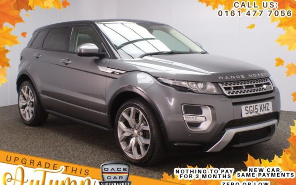 Used 2015 GREY LAND ROVER RANGE ROVER EVOQUE SUV 2.2 SD4 AUTOBIOGRAPHY 5d AUTO 190 BHP (reg. 2015-03-07) for sale in Stockport