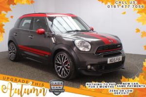 Used 2015 GREY MINI COUNTRYMAN Hatchback 1.6 JOHN COOPER WORKS 5d 215 BHP (reg. 2015-06-03) for sale in Stockport