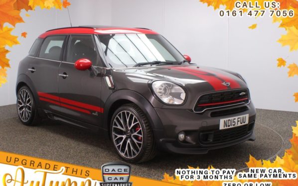 Used 2015 GREY MINI COUNTRYMAN Hatchback 1.6 JOHN COOPER WORKS 5d 215 BHP (reg. 2015-06-03) for sale in Stockport