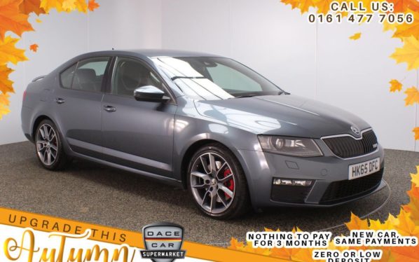 Used 2015 GREY SKODA OCTAVIA Hatchback 2.0 VRS TSI DSG 5d AUTO 217 BHP (reg. 2015-12-10) for sale in Stockport