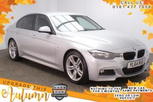 Used 2015 SILVER BMW 3 SERIES Saloon 3.0 330D M SPORT 4d 255 BHP (reg. 2015-02-27) for sale in Stockport