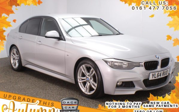 Used 2015 SILVER BMW 3 SERIES Saloon 3.0 330D M SPORT 4d 255 BHP (reg. 2015-02-27) for sale in Stockport