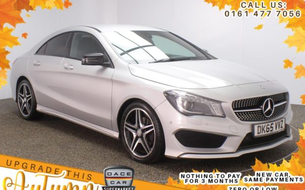 Used 2015 SILVER MERCEDES-BENZ CLA Coupe 1.6 CLA180 AMG SPORT 4d 122 BHP (reg. 2015-09-01) for sale in Stockport