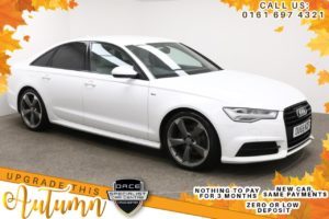 Used 2015 WHITE AUDI A6 Estate 2.0 AVANT TDI ULTRA BLACK EDITION 5d 188 BHP (reg. 2015-10-14) for sale in Manchester