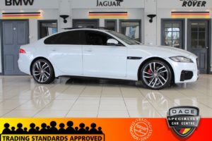 Used 2015 WHITE JAGUAR XF Saloon 3.0 V6 S 4d AUTO 296 BHP (reg. 2015-09-03) for sale in Hazel Grove