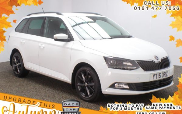 Used 2015 WHITE SKODA FABIA Estate 1.2 SE L TSI DSG 5d AUTO 109 BHP (reg. 2015-03-01) for sale in Stockport