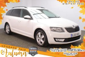 Used 2015 WHITE SKODA OCTAVIA Estate 1.6 SE BUSINESS TDI DSG 5d AUTO 109 BHP (reg. 2015-10-27) for sale in Stockport