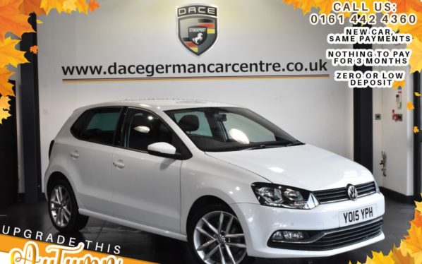 Used 2015 WHITE VOLKSWAGEN POLO Hatchback 1.2 SEL TSI 5DR 109 BHP (reg. 2015-03-16) for sale in Bolton