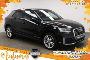Used 2016 BLACK AUDI Q2 Estate 1.4 TFSI S LINE 5d 148 BHP (reg. 2016-11-05) for sale in Manchester