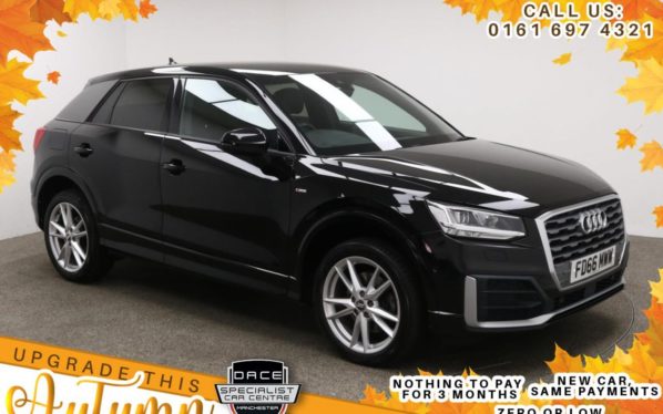 Used 2016 BLACK AUDI Q2 Estate 1.4 TFSI S LINE 5d 148 BHP (reg. 2016-11-05) for sale in Manchester
