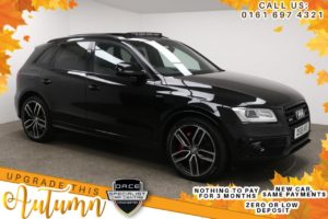 Used 2016 BLACK AUDI SQ5 Estate 3.0 SQ5 PLUS TDI QUATTRO 5d AUTO 335 BHP (reg. 2016-04-13) for sale in Manchester
