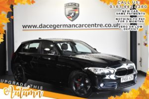 Used 2016 BLACK BMW 1 SERIES Hatchback 1.5 118I SPORT 5DR 134 BHP (reg. 2016-09-06) for sale in Bolton