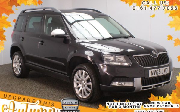 Used 2016 BLACK SKODA YETI OUTDOOR SUV 2.0 SE BUSINESS TDI SCR 5d 109 BHP (reg. 2016-02-19) for sale in Stockport
