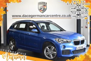 Used 2016 BLUE BMW X1 Estate 2.0 XDRIVE25D M SPORT 5DR AUTO 228 BHP (reg. 2016-11-29) for sale in Bolton