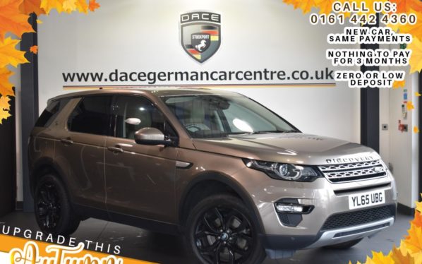 Used 2016 BROWN LAND ROVER DISCOVERY SPORT Estate 2.0 TD4 HSE 5DR AUTO 180 BHP (reg. 2016-01-30) for sale in Bolton