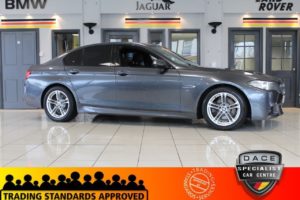 Used 2016 GREY BMW 5 SERIES Saloon 2.0 520D M SPORT 4d AUTO 188 BHP (reg. 2016-11-28) for sale in Hazel Grove