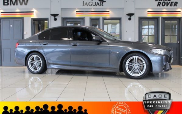 Used 2016 GREY BMW 5 SERIES Saloon 2.0 520D M SPORT 4d AUTO 188 BHP (reg. 2016-11-28) for sale in Hazel Grove