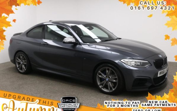Used 2016 GREY BMW M240I Coupe 3.0 M240I 2d AUTO 335 BHP (reg. 2016-09-01) for sale in Manchester