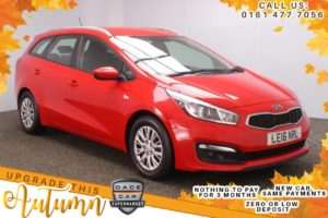 Used 2016 RED KIA CEED Estate 1.4 CRDI 1 5d 89 BHP (reg. 2016-07-01) for sale in Stockport