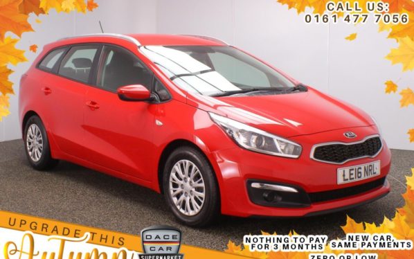 Used 2016 RED KIA CEED Estate 1.4 CRDI 1 5d 89 BHP (reg. 2016-07-01) for sale in Stockport