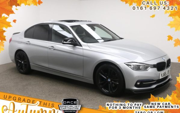 Used 2016 SILVER BMW 3 SERIES Saloon 2.0 320D ED SPORT 4d AUTO 161 BHP (reg. 2016-02-25) for sale in Manchester