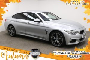 Used 2016 SILVER BMW 4 SERIES GRAN COUPE Coupe 3.0 435D XDRIVE M SPORT GRAN COUPE 4d AUTO 309 BHP (reg. 2016-09-01) for sale in Manchester