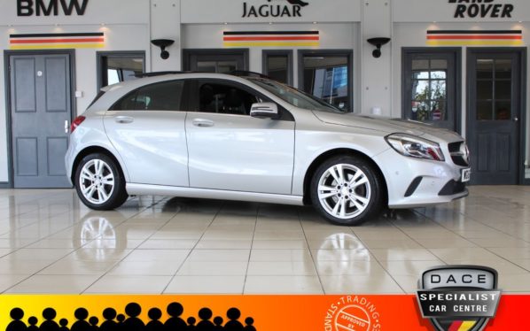 Used 2016 SILVER MERCEDES-BENZ A-CLASS Hatchback 1.6 A 200 SPORT PREMIUM PLUS 5d AUTO 154 BHP (reg. 2016-05-11) for sale in Hazel Grove