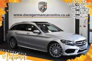 Used 2016 SILVER MERCEDES-BENZ C-CLASS Estate 2.1 C220 D AMG LINE PREMIUM 5DR AUTO 170 BHP (reg. 2016-07-28) for sale in Bolton