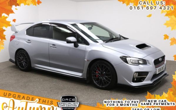 Used 2016 SILVER SUBARU WRX Saloon 2.5 STI TYPE UK 4d 300 BHP (reg. 2016-04-15) for sale in Manchester