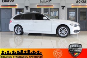 Used 2016 WHITE BMW 3 SERIES Estate 2.0 320D XDRIVE SE TOURING 5d 188 BHP (reg. 2016-02-15) for sale in Hazel Grove
