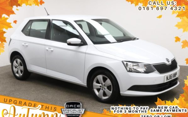 Used 2016 WHITE SKODA FABIA Hatchback 1.4 SE TDI 5d 89 BHP (reg. 2016-03-01) for sale in Manchester