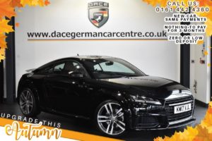 Used 2017 BLACK AUDI TT Coupe 1.8 TFSI S LINE 2d 178 BHP (reg. 2017-05-12) for sale in Bolton