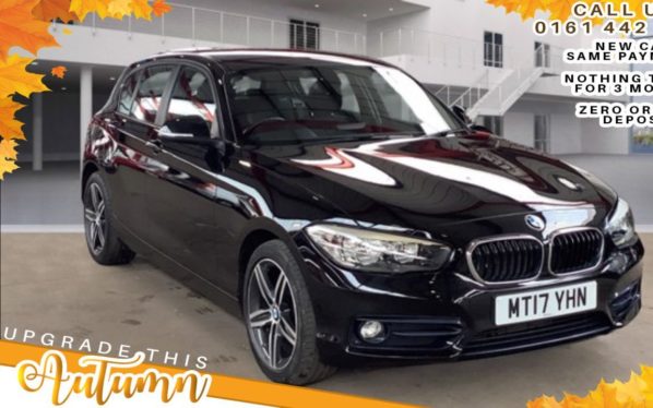 Used 2017 BLACK BMW 1 SERIES Hatchback 1.5 116D SPORT 5DR 114 BHP (reg. 2017-05-24) for sale in Bolton