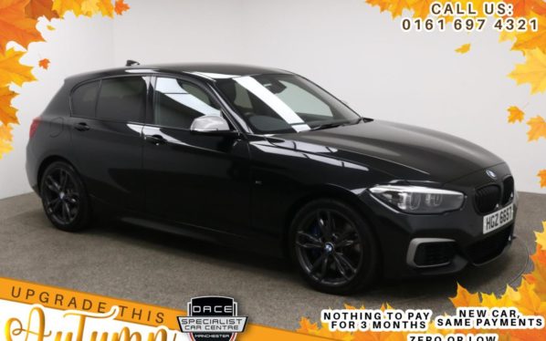 Used 2017 BLACK BMW 1 SERIES Hatchback 3.0 M140I SHADOW EDITION 5d AUTO 335 BHP (reg. 2017-09-29) for sale in Manchester
