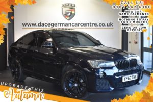 Used 2017 BLACK BMW X4 Coupe 2.0 XDRIVE20D M SPORT 4DR AUTO 188 BHP (reg. 2017-11-28) for sale in Bolton