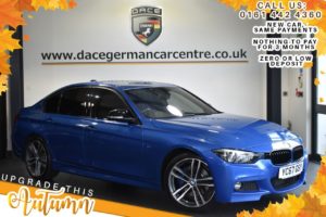 Used 2017 BLUE BMW 3 SERIES Saloon 2.0 320D M SPORT SHADOW EDITION 4DR AUTO 188 BHP (reg. 2017-09-28) for sale in Bolton