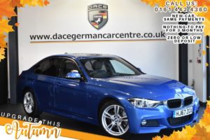 Used 2017 BLUE BMW 3 SERIES Saloon 3.0 330D M SPORT 4DR AUTO 255 BHP (reg. 2017-11-30) for sale in Bolton