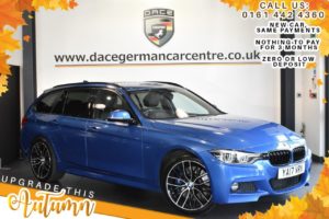 Used 2017 BLUE BMW 3 SERIES Estate 3.0 330D XDRIVE M SPORT TOURING 5DR AUTO 255 BHP (reg. 2017-07-11) for sale in Bolton