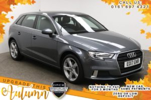 Used 2017 GREY AUDI A3 Hatchback 2.0 TDI SPORT 5d 148 BHP (reg. 2017-03-08) for sale in Manchester