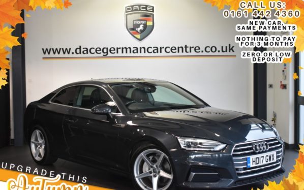 Used 2017 GREY AUDI A5 Coupe 2.0 TDI ULTRA SPORT 2DR 188 BHP (reg. 2017-08-09) for sale in Bolton
