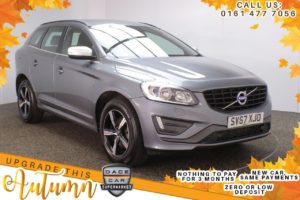 Used 2017 GREY VOLVO XC60 SUV 2.4 D5 R-DESIGN NAV AWD 5DR AUTO 217 BHP (reg. 2017-09-30) for sale in Stockport