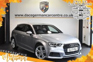 Used 2017 SILVER AUDI A3 Hatchback 1.6 TDI S LINE 5DR AUTO 109 BHP (reg. 2017-04-18) for sale in Bolton
