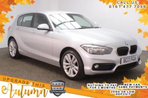 Used 2017 SILVER BMW 1 SERIES Hatchback 1.5 118I SPORT 5d 134 BHP (reg. 2017-07-17) for sale in Stockport