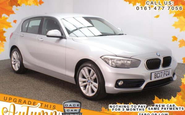 Used 2017 SILVER BMW 1 SERIES Hatchback 1.5 118I SPORT 5d 134 BHP (reg. 2017-07-17) for sale in Stockport