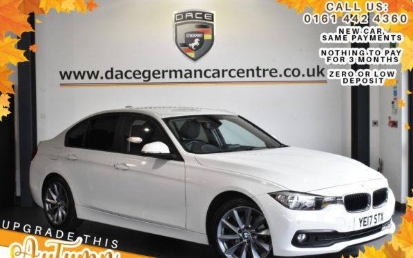 Used 2017 WHITE BMW 3 SERIES Saloon 2.0 320D SE 4d AUTO 188 BHP (reg. 2017-04-27) for sale in Bolton