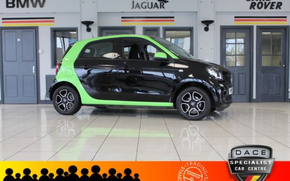 Used 2018 BLACK SMART FORFOUR Hatchback 1.0 PRIME PREMIUM PLUS 5d AUTO 71 BHP (reg. 2018-05-11) for sale in Hazel Grove