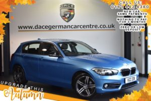 Used 2018 BLUE BMW 1 SERIES Hatchback 1.5 116D SPORT 5DR 114 BHP (reg. 2018-09-21) for sale in Bolton