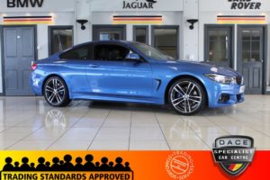 Used 2018 BLUE BMW 4 SERIES Coupe 2.0 420I M SPORT 2d AUTO 181 BHP (reg. 2018-06-29) for sale in Hazel Grove